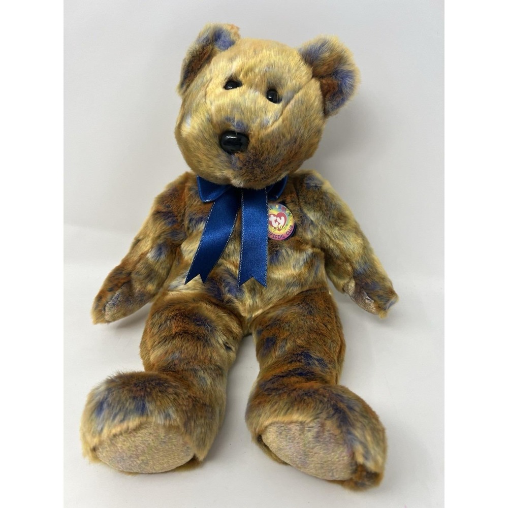 Large 13", 2000 TY Beanie Babies, Official Club Bear Clubby III No Tag